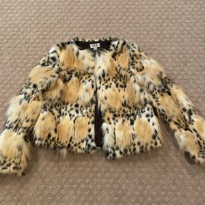 Mia New York faux fur jacket 7/8